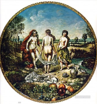 ジョルジョ・デ・キリコ Painting - ニンフ ジョルジョ・デ・キリコ 形而上学的シュルレアリスム
